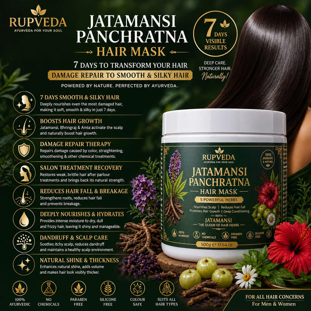 Jatamansi Panchratna Hair Mask – Ayurvedic Hair Growth & Repair Mask