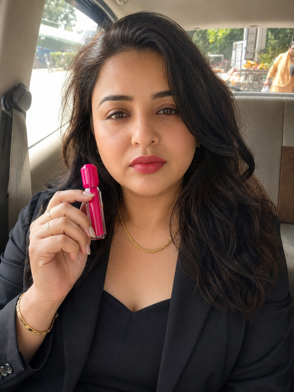 Ayurvedic Liquid Lipstick Trio – Red Berry, Nude Mocha & Pink Fever